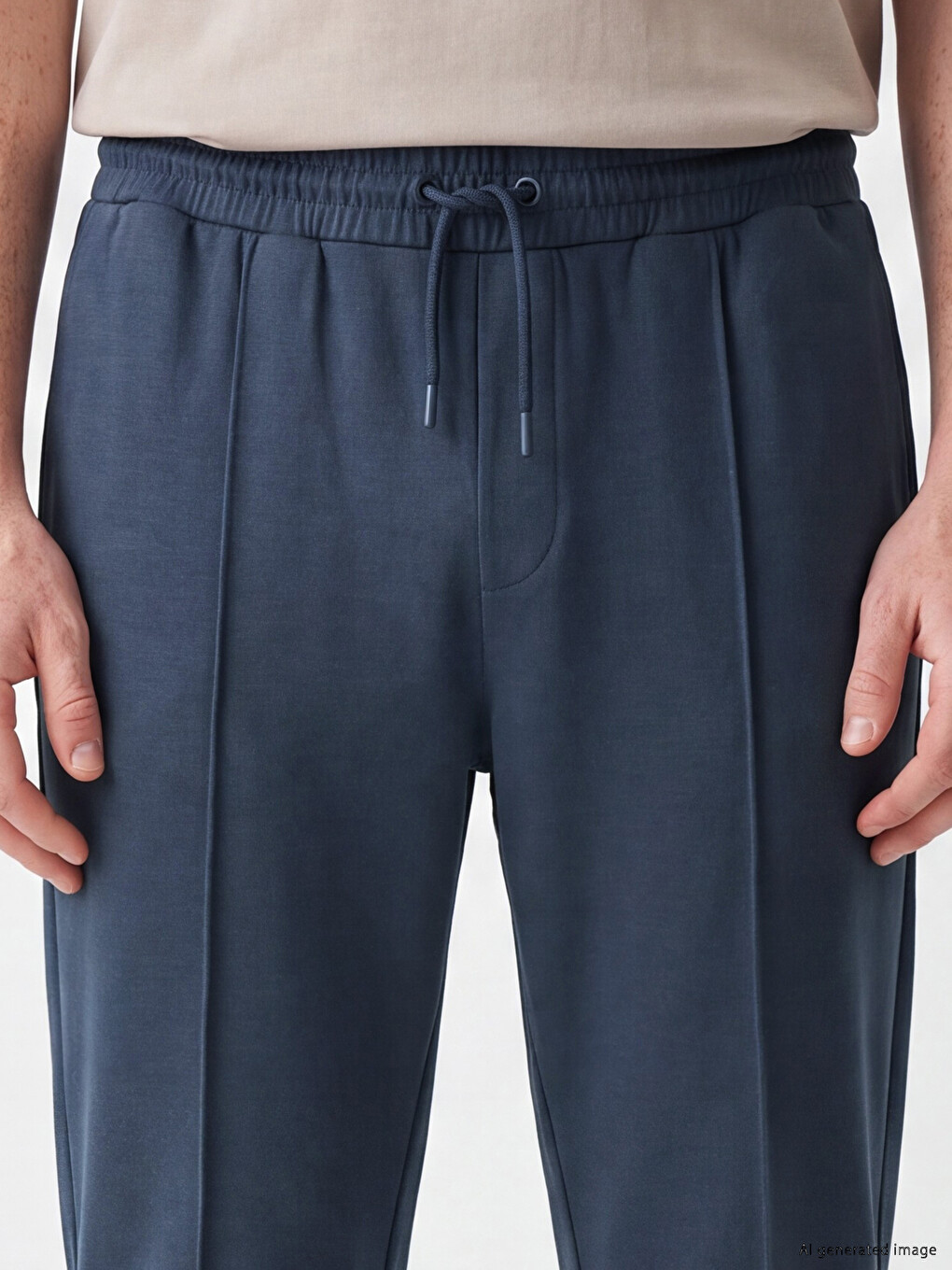 Lacivert Regular Fit Soft Touch Erkek Pantolon-2