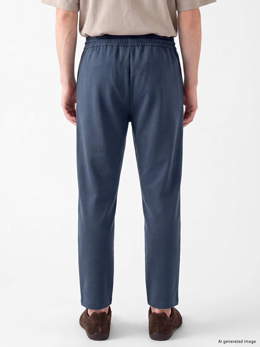 Lacivert Regular Fit Soft Touch Erkek Pantolon-3