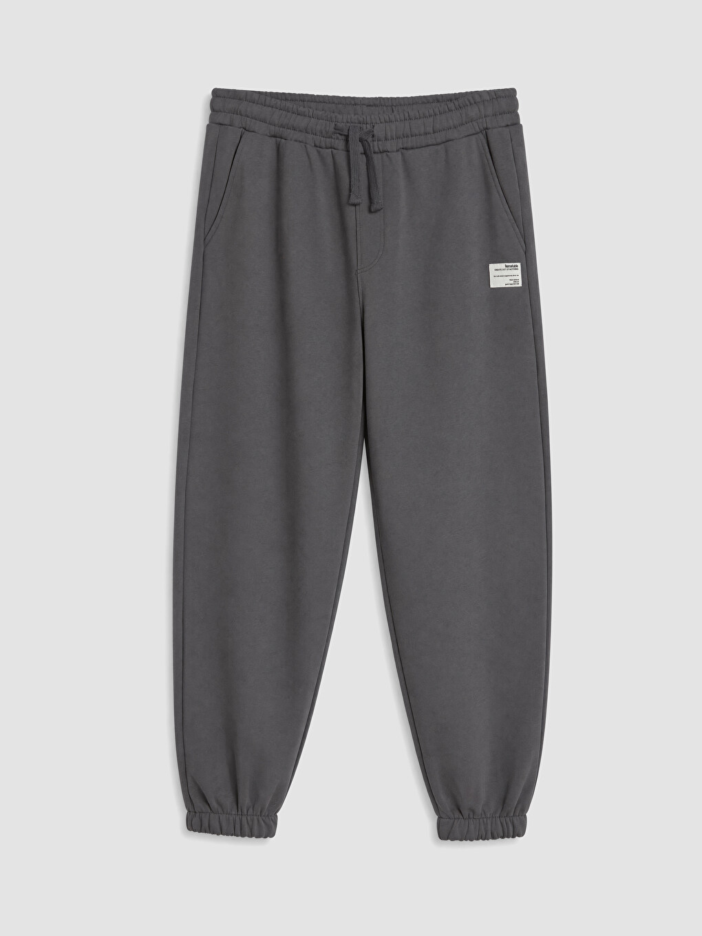 Antrasit Relax Fit Erkek Jogger Eşofman Altı