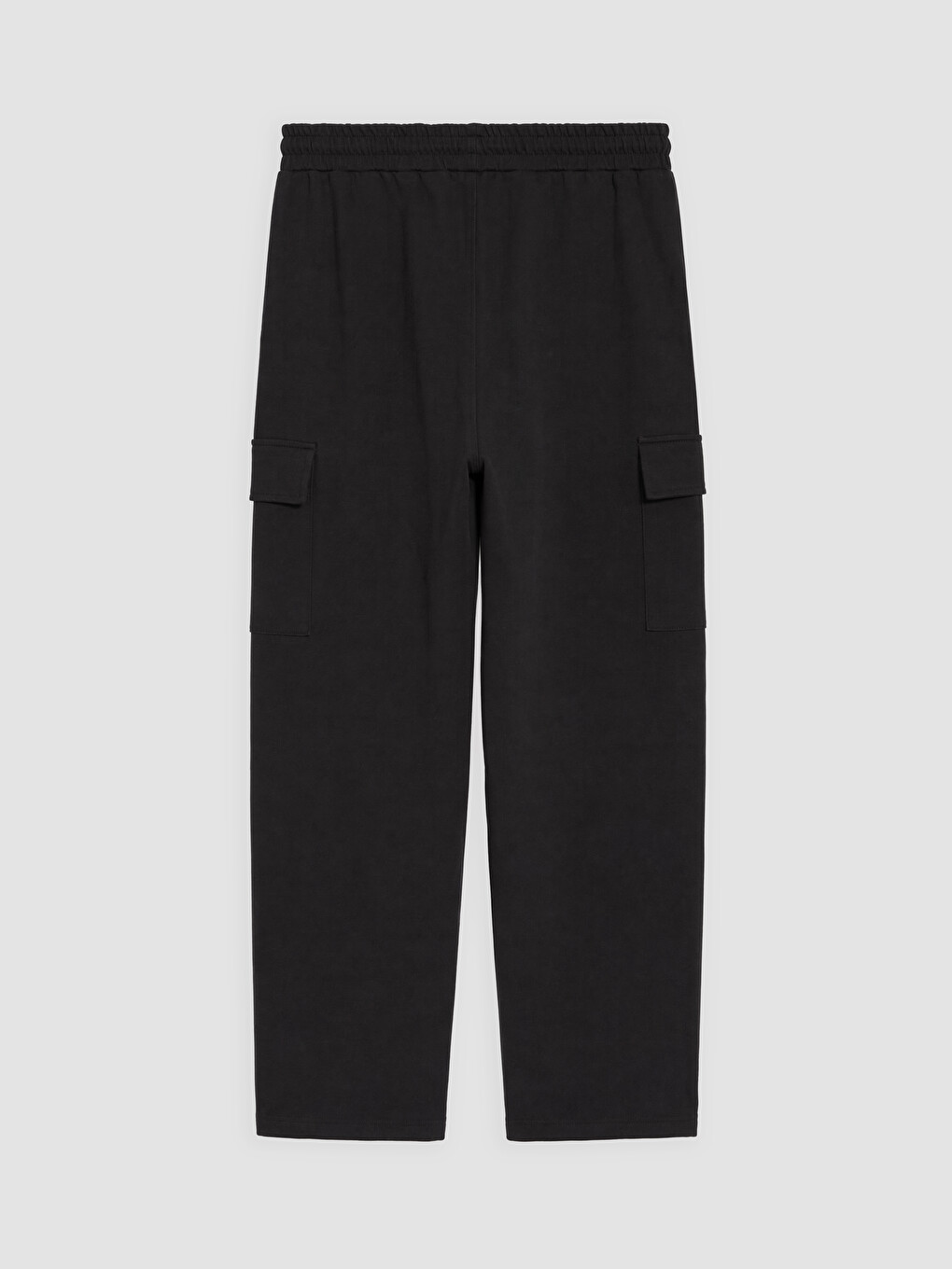 Siyah Regular Fit Erkek Kargo Eşofman Altı-5