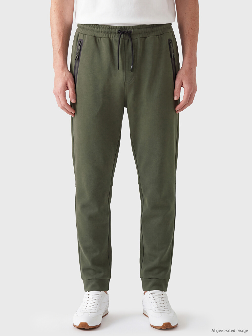 Haki Erkek Jogger Eşofman Altı-1