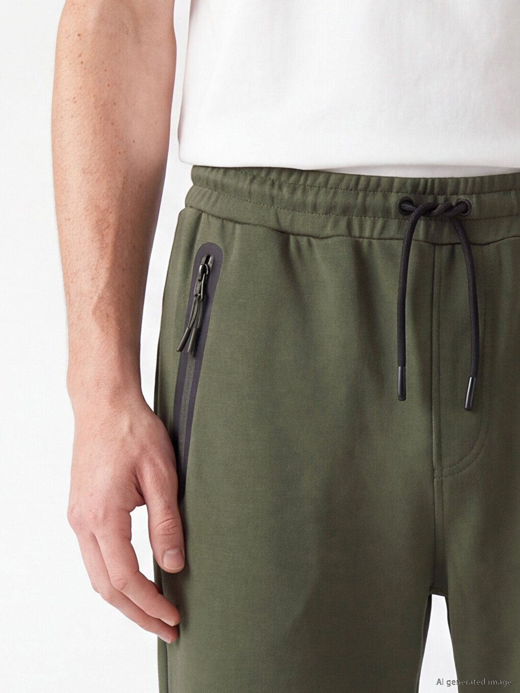 Haki Erkek Jogger Eşofman Altı-2