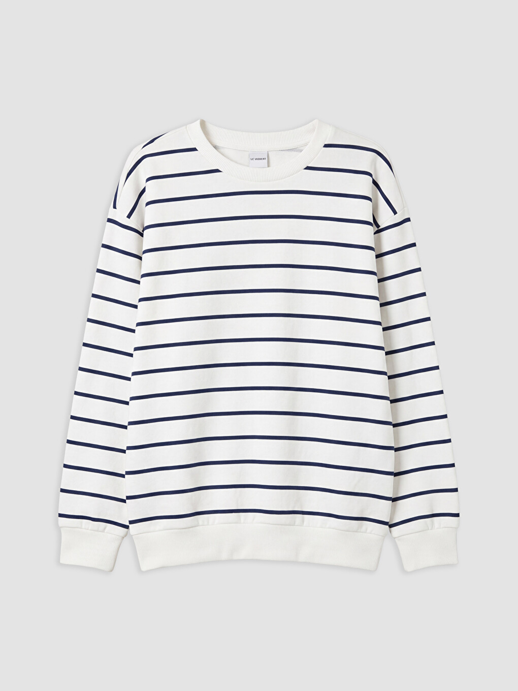 Crew Neck Striped Boys' Sweatshirt
