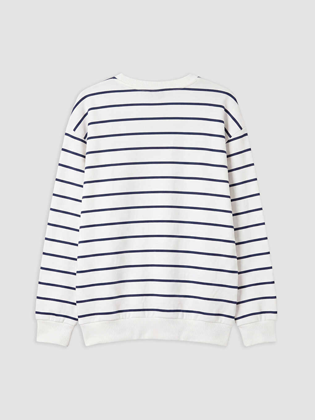 Crew Neck Striped Boys' Sweatshirt-1