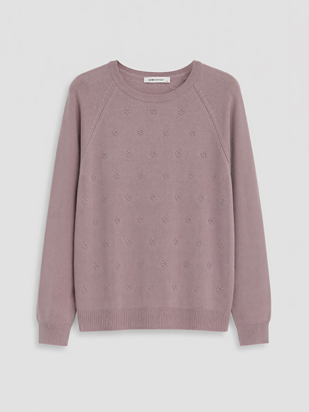 Crew Neck Embroidered Women's Knitwear Sweater