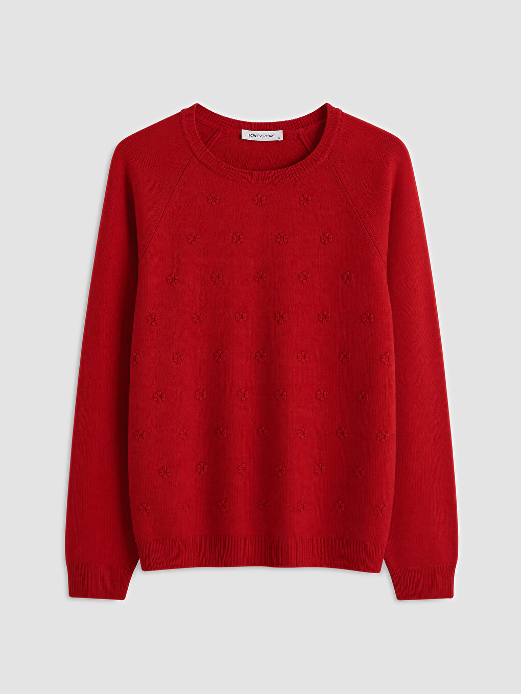 Crew Neck Embroidered Women's Knitwear Sweater-4
