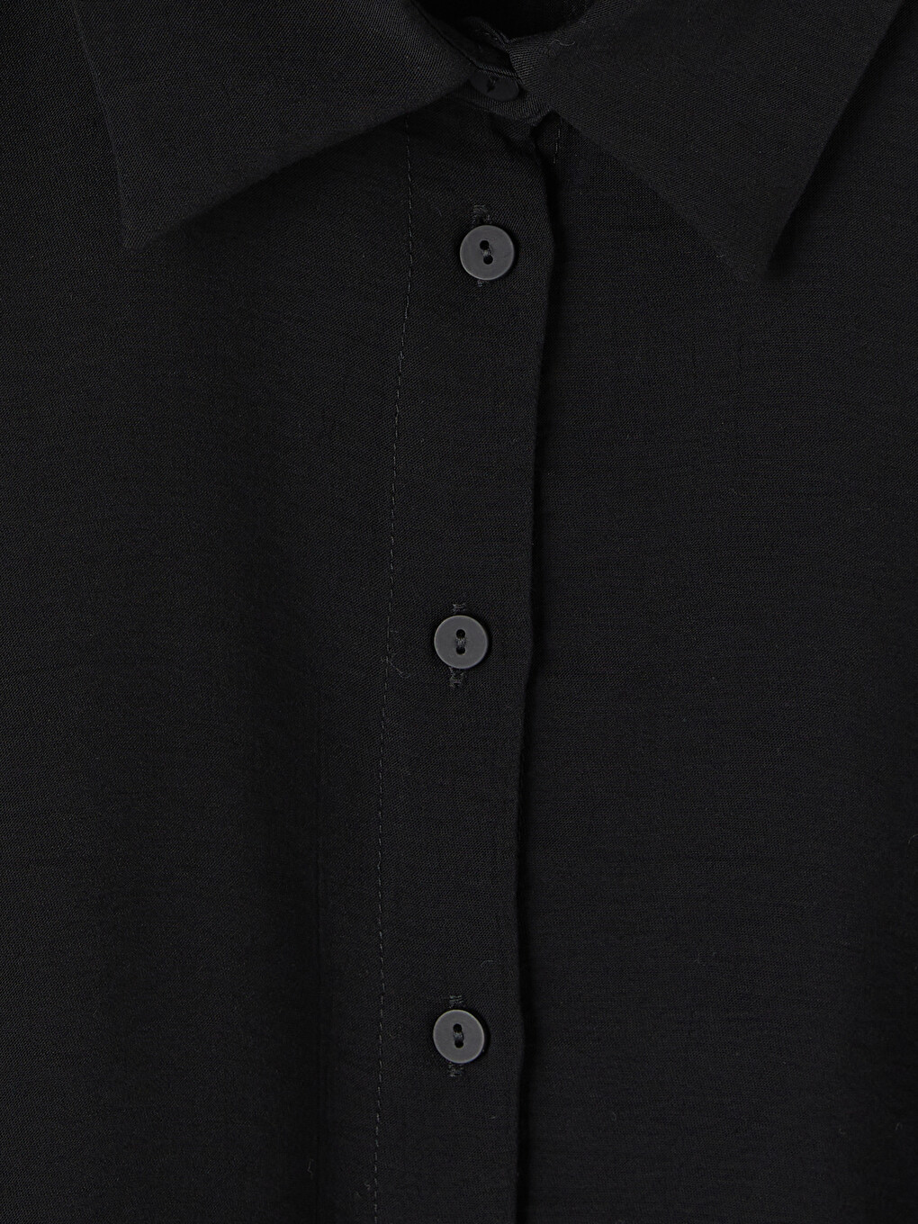 Textured Oversize Women's Shirt-1