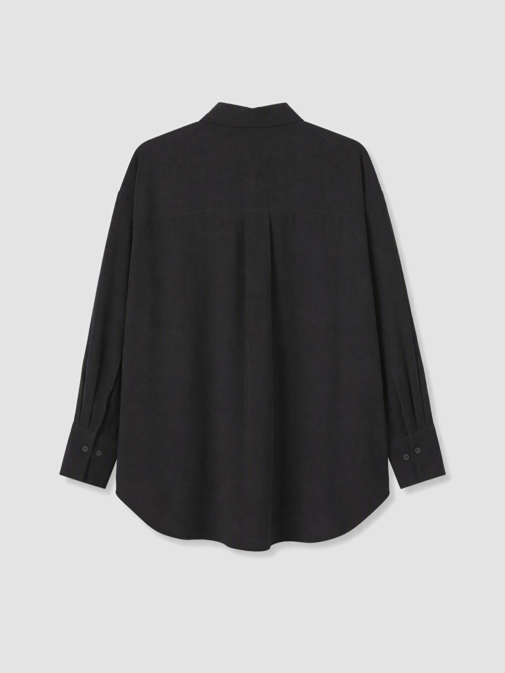 Textured Oversize Women's Shirt-2