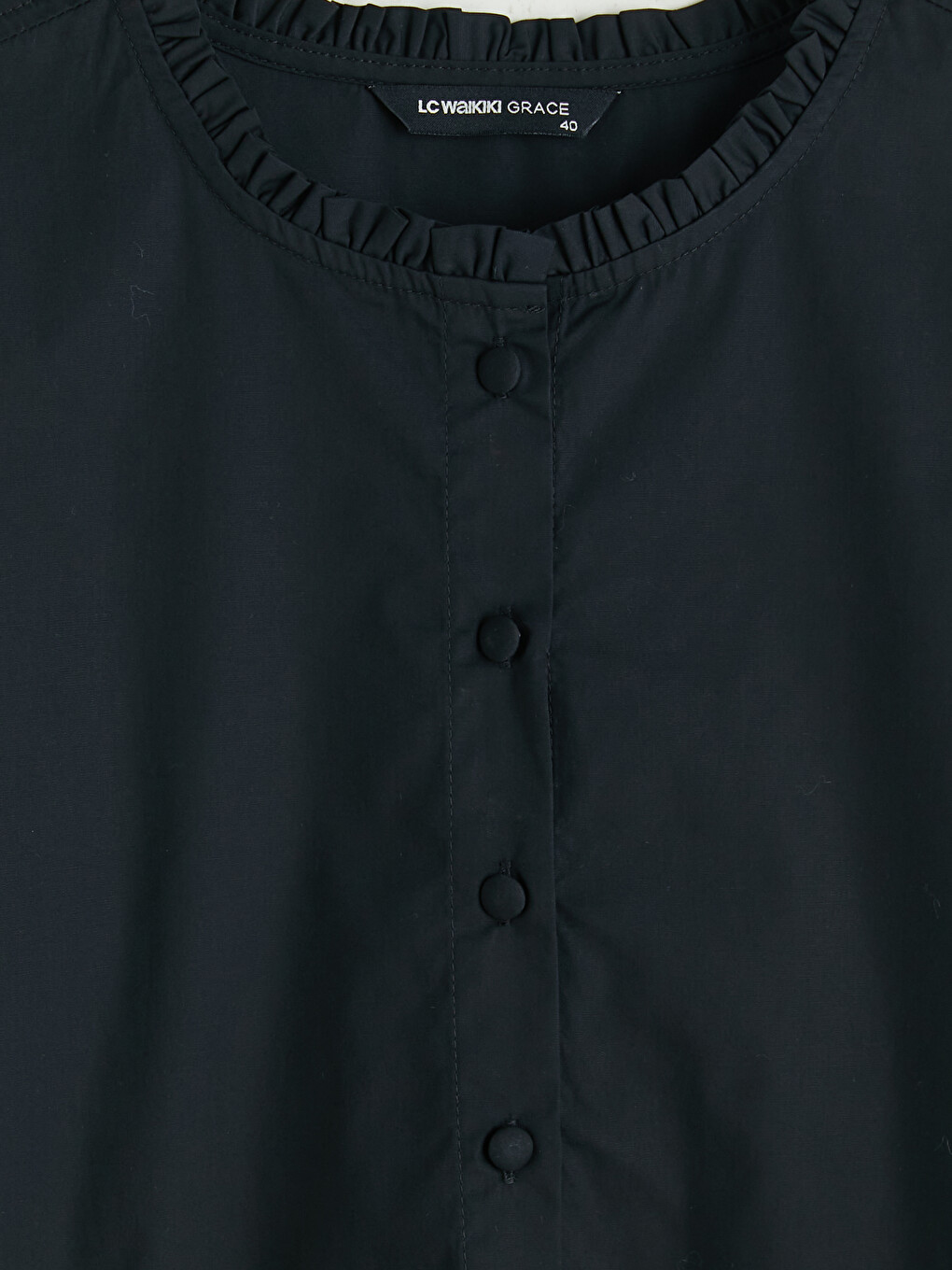 Grandad Collar Women's Shirt-6