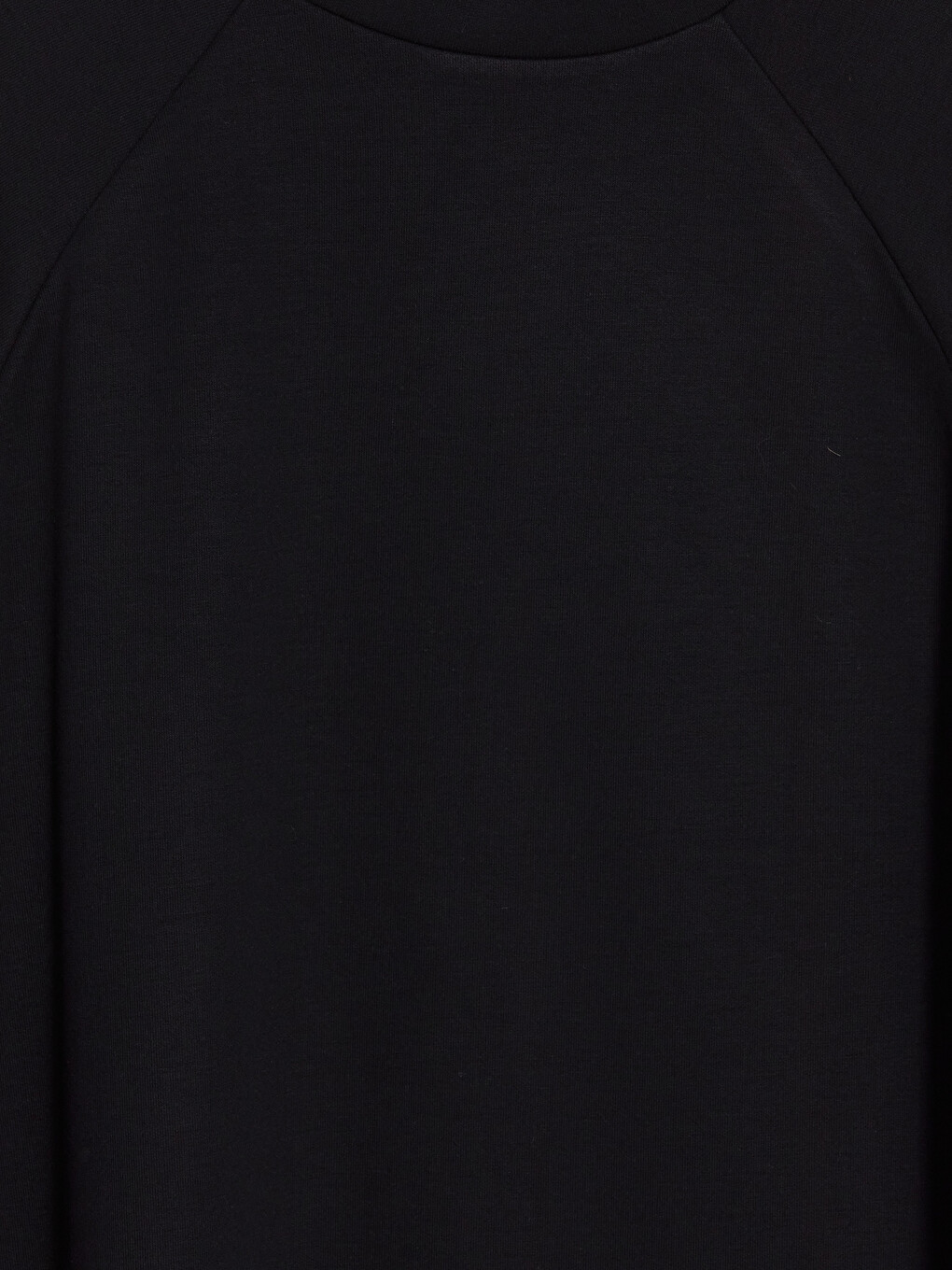 Siyah Soft Touch Oversize Kadın Sweatshirt Tunik-5