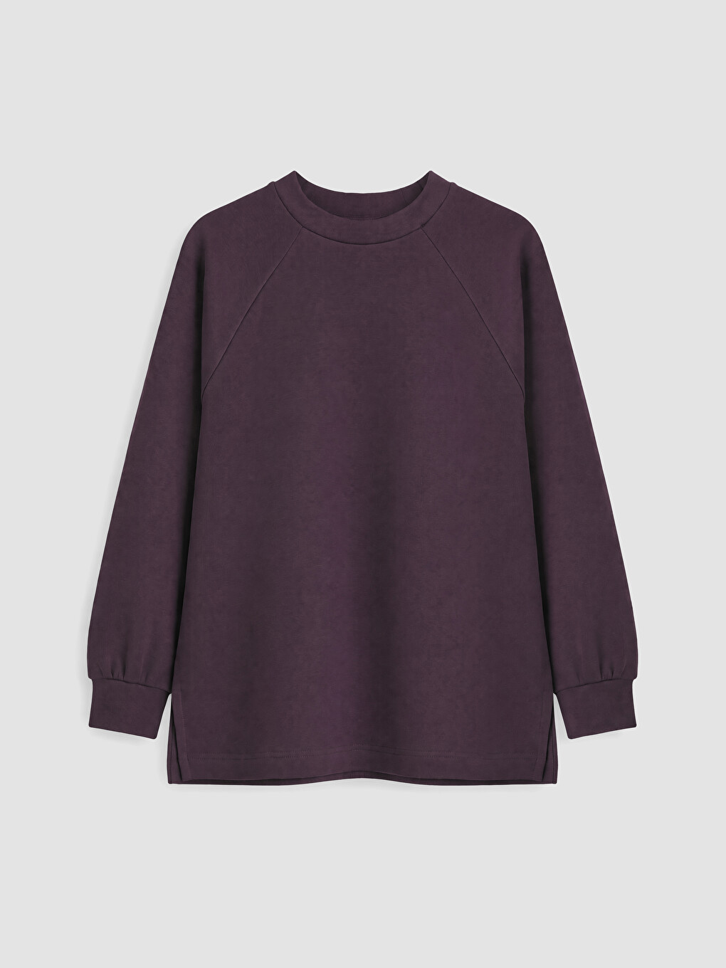 Mürdüm Soft Touch Oversize Kadın Sweatshirt Tunik-4