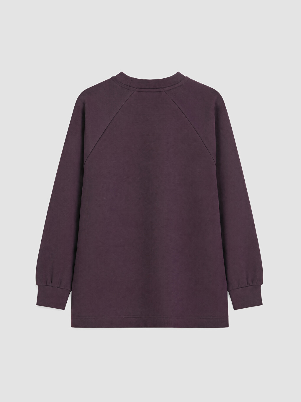Mürdüm Soft Touch Oversize Kadın Sweatshirt Tunik-5