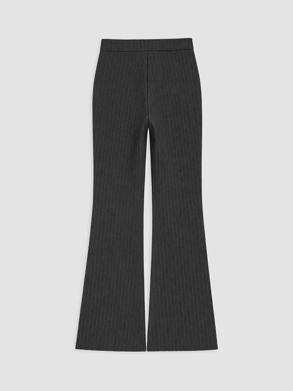 Slim Fit Striped Flare Women's Trousers-1