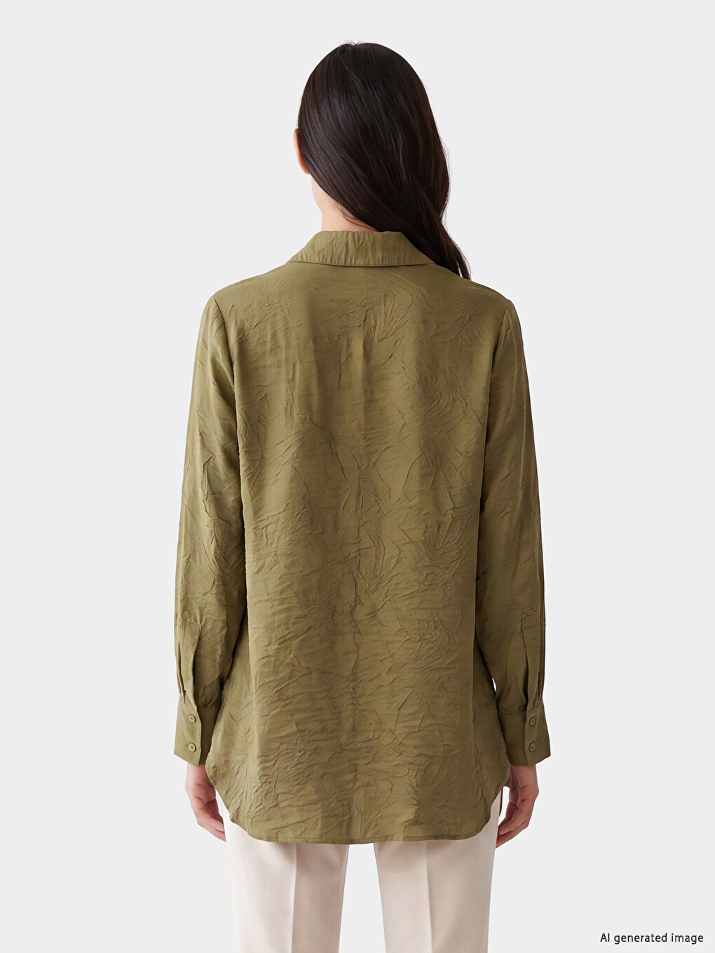 Patterned Modal Blend Women's Shirt Tunic-2