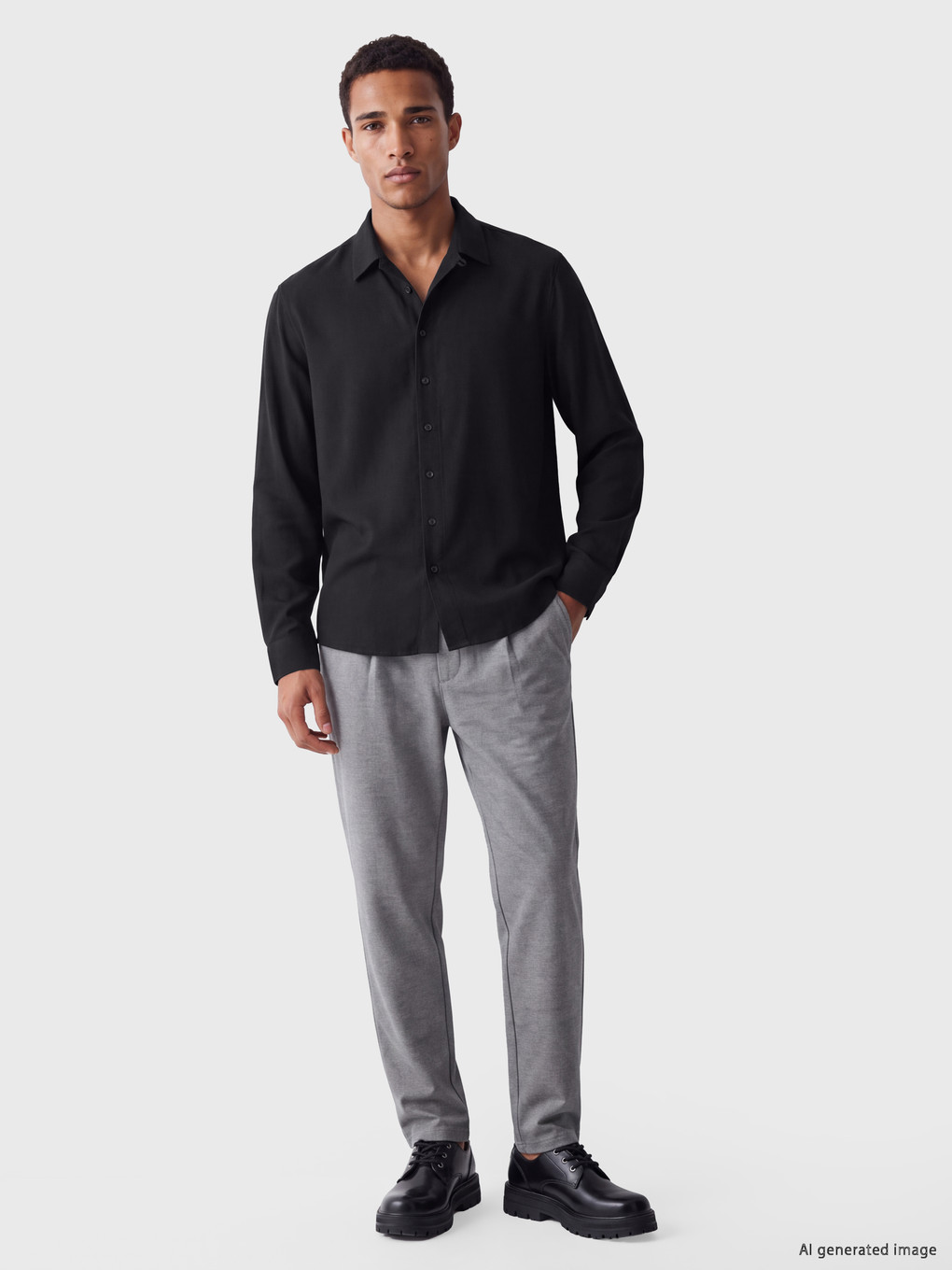 Man Black Shirt-1