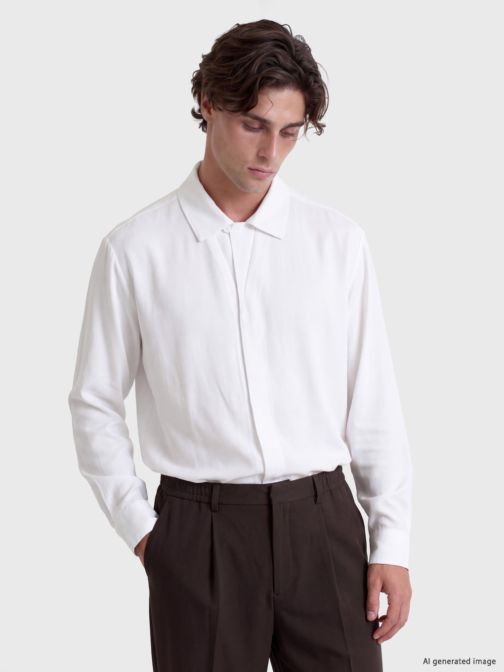 Man White Shirt