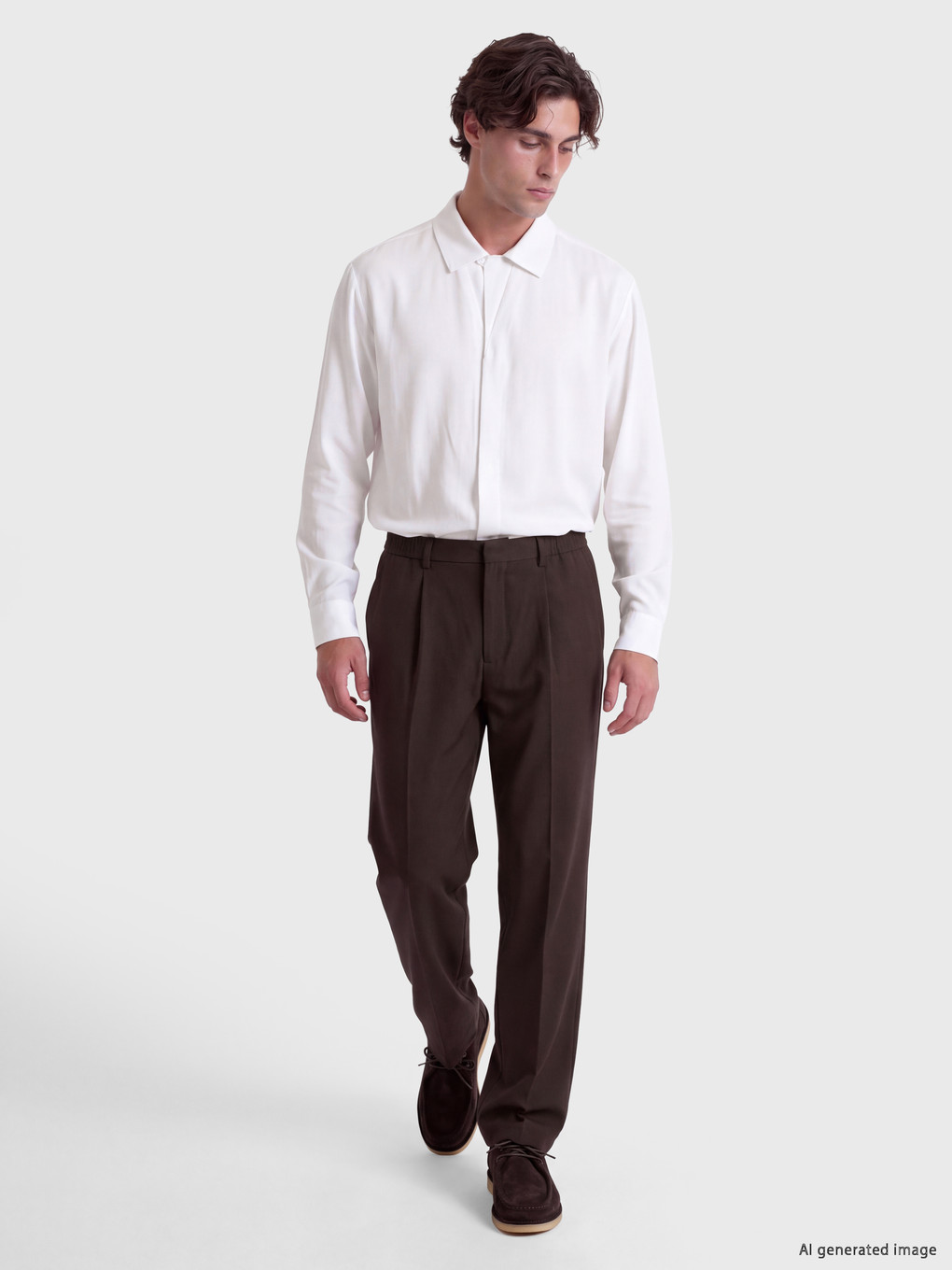 Man White Shirt-1