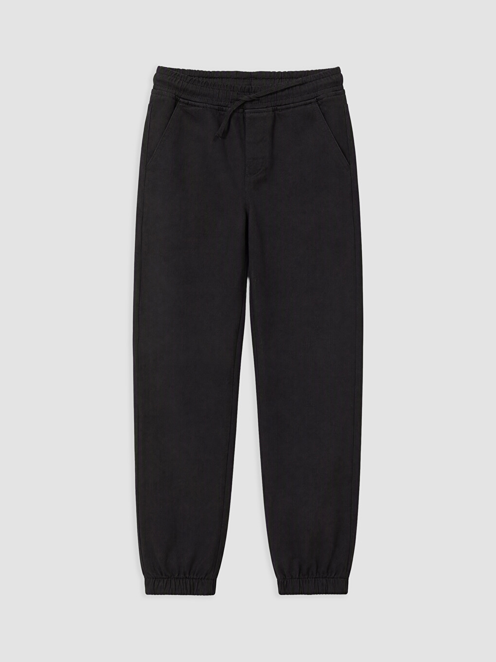Siyah Erkek Çocuk Jogger Jean Pantolon