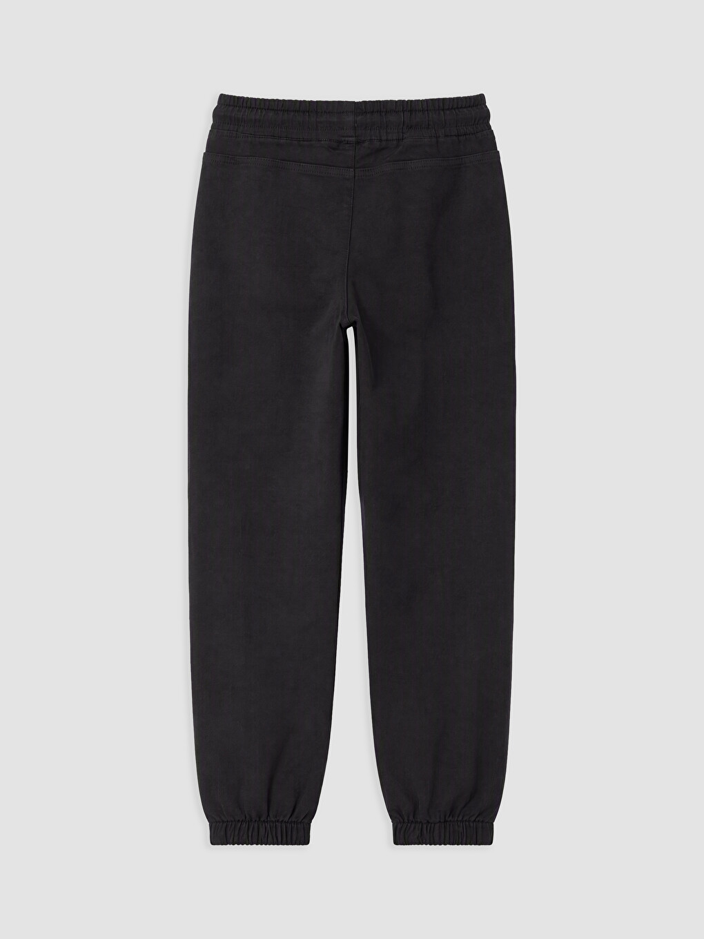 Siyah Erkek Çocuk Jogger Jean Pantolon-1