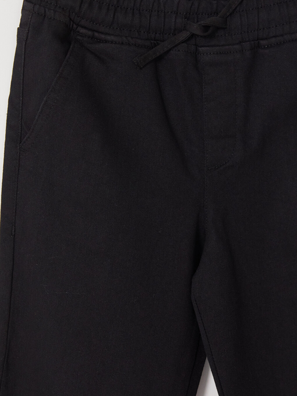 Siyah Erkek Çocuk Jogger Jean Pantolon-2