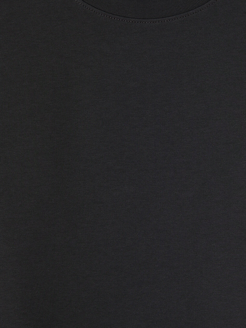 Antrasit Bisiklet Yaka Erkek Sweatshirt-2