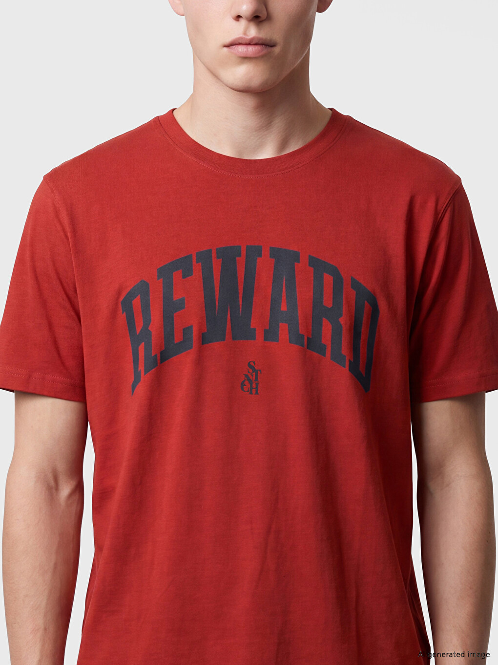 T-shirt Imprimé À Col Rond Pour Homme-2
