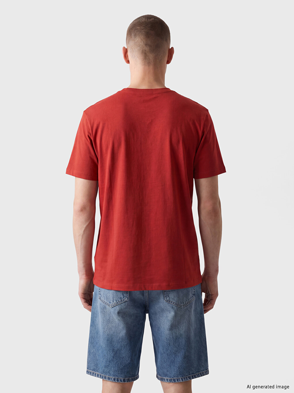 T-shirt Imprimé À Col Rond Pour Homme-3