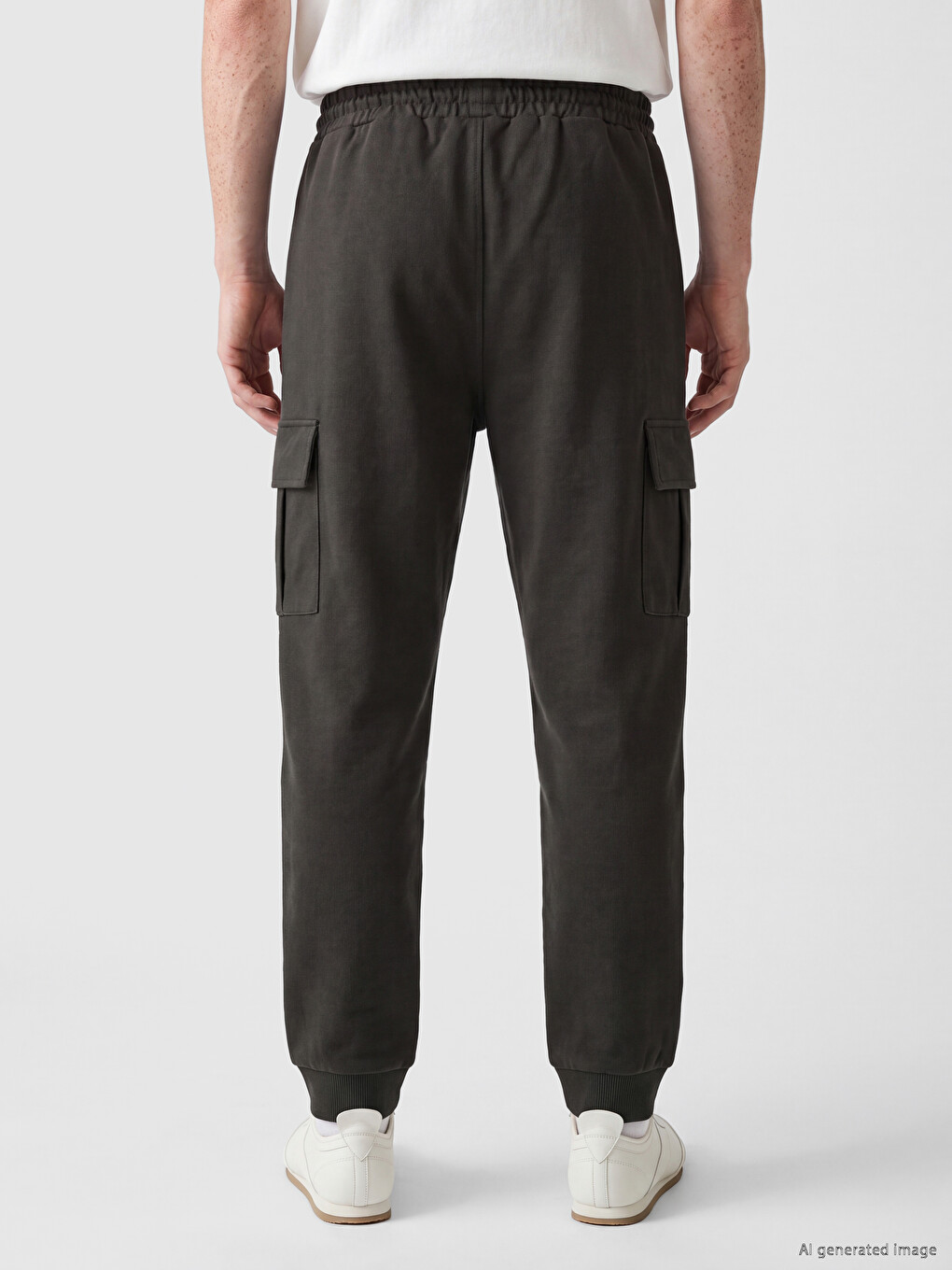 Yeşil Regular Fit Erkek Jogger Eşofman Altı-3