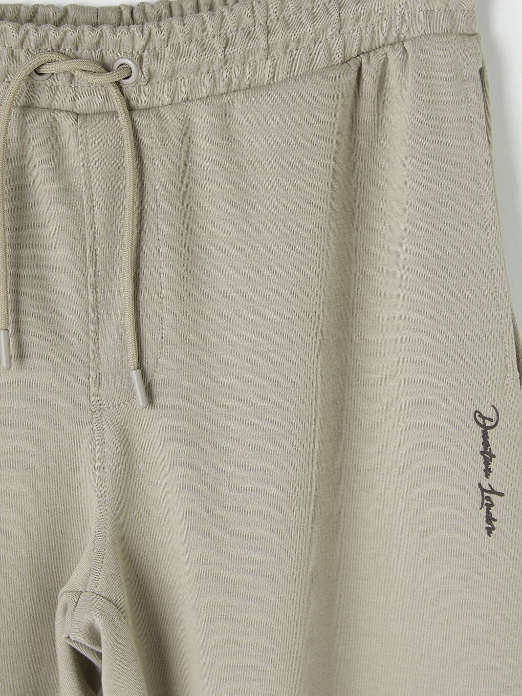 Bej Regular Fit Nakışlı Erkek Jogger Eşofman Altı-6
