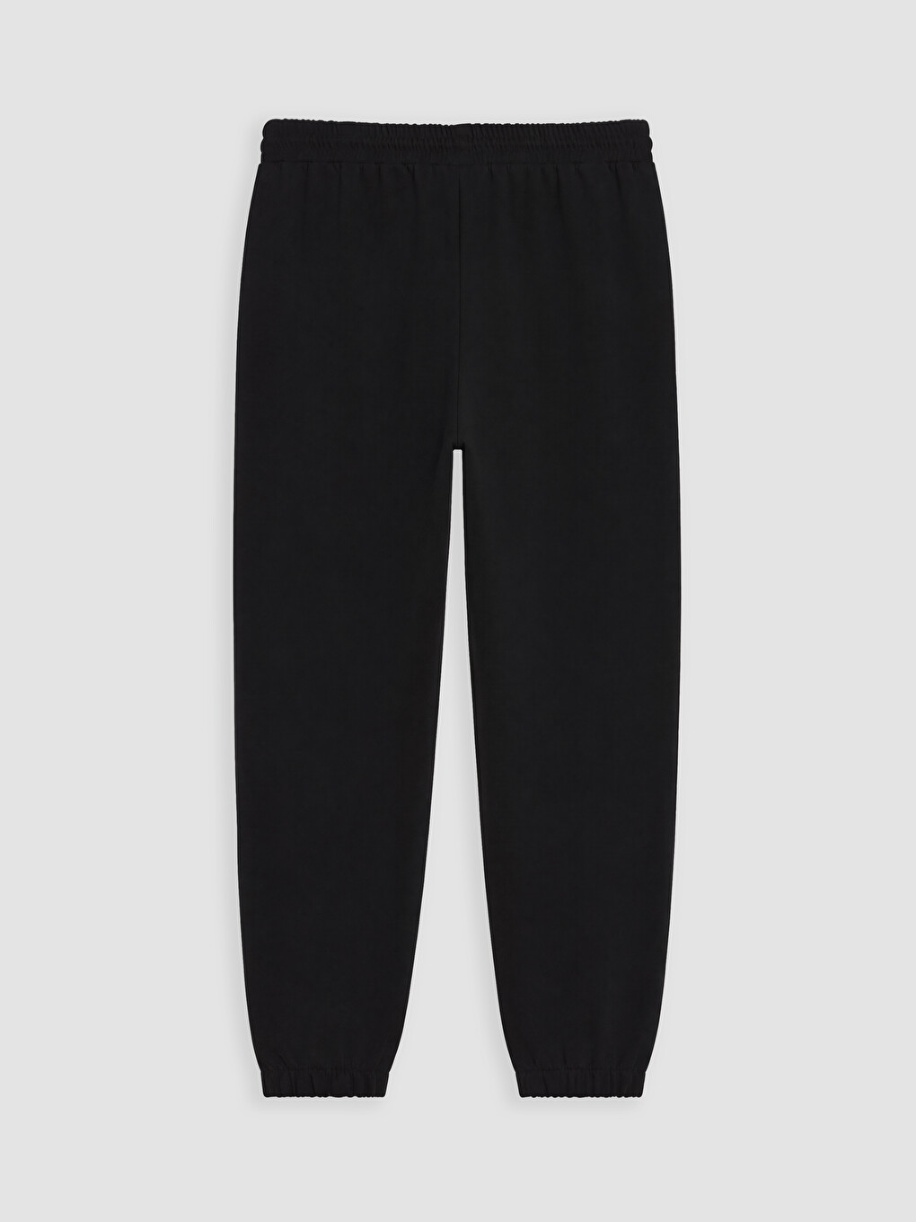Siyah Regular Fit Nakışlı Erkek Jogger Eşofman Altı-6