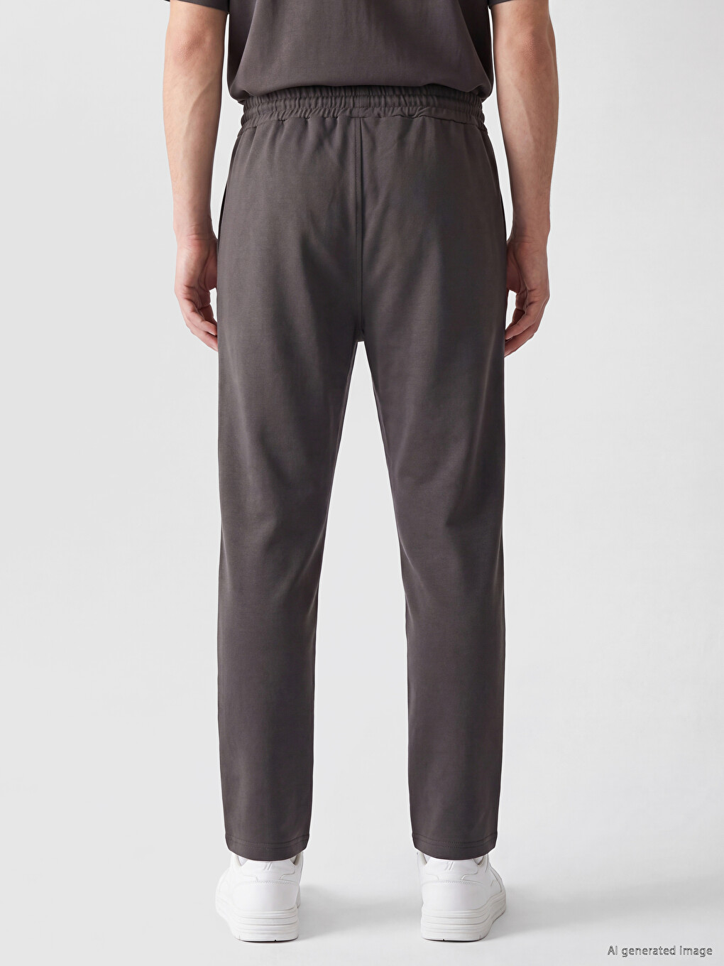 Antrasit Regular Fit Erkek Eşofman Altı-3