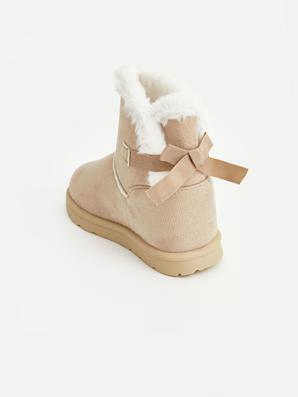 Botte Fille Doublée Fourrure Aspect Suédine-2