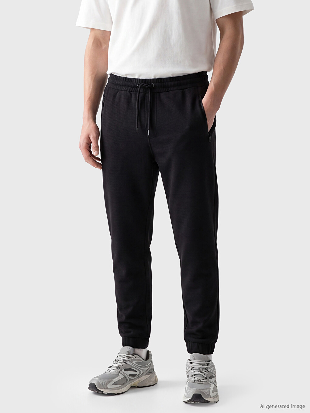 Tuta Sportive Jogger Me Përshtatje Të Rregullt Për Burra