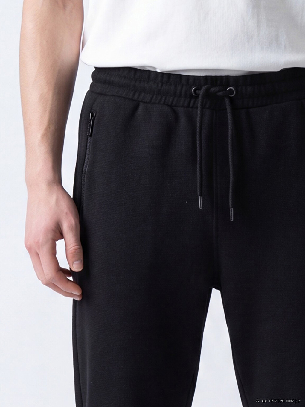 Tuta Sportive Jogger Me Përshtatje Të Rregullt Për Burra-2