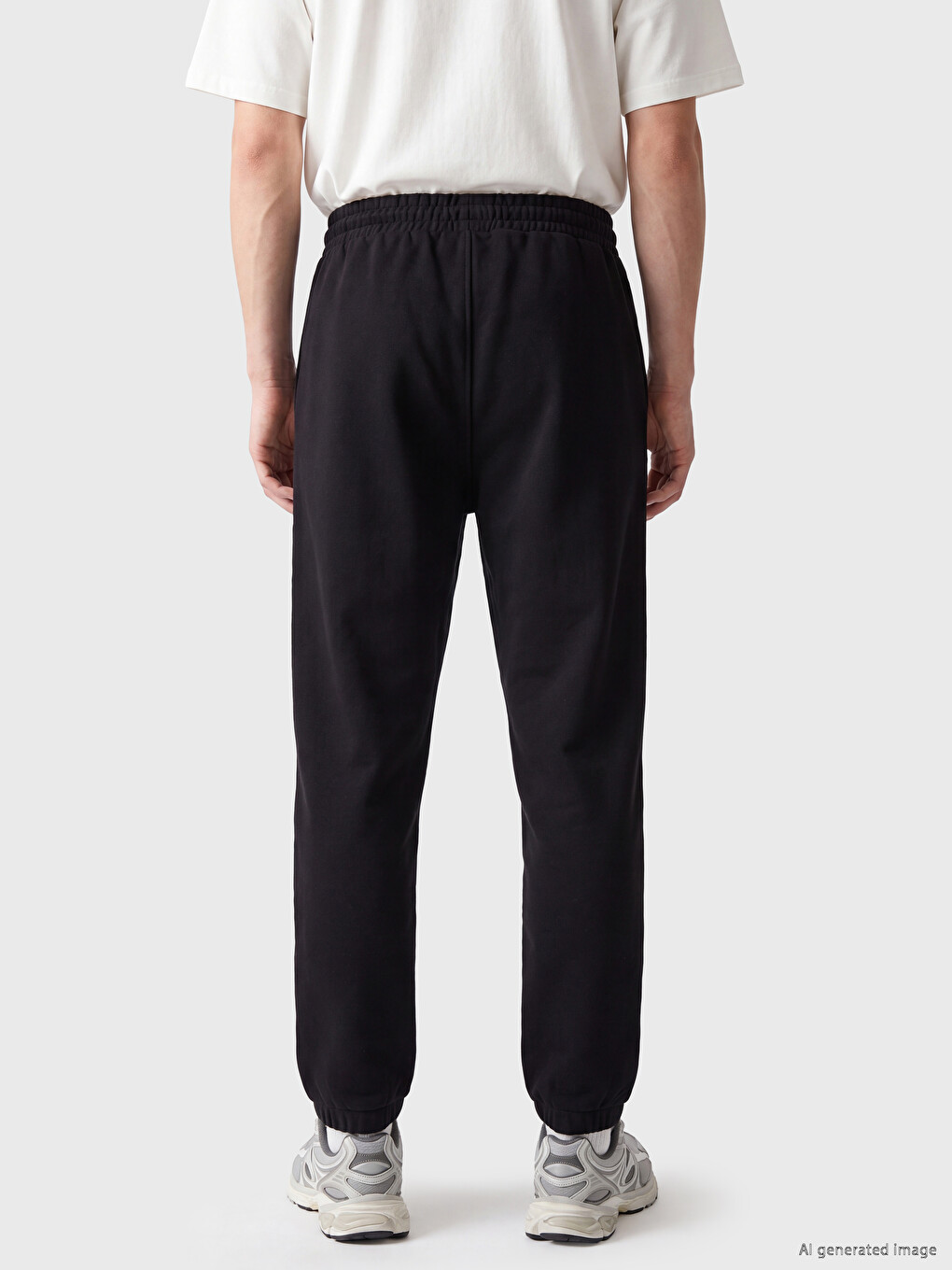 Tuta Sportive Jogger Me Përshtatje Të Rregullt Për Burra-3