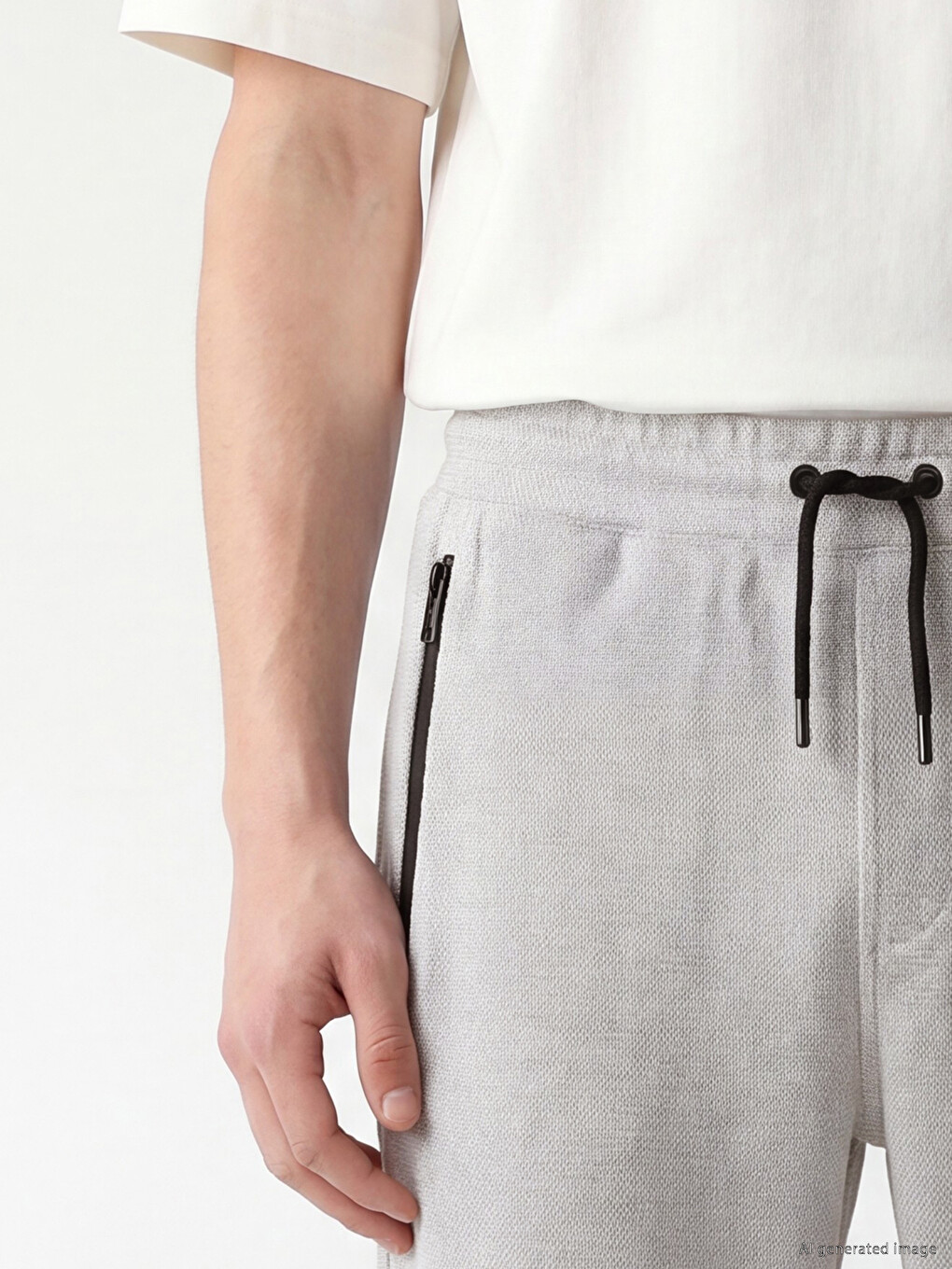 Tuta Sportive Jogger Me Përshtatje Të Rregullt Për Burra-2