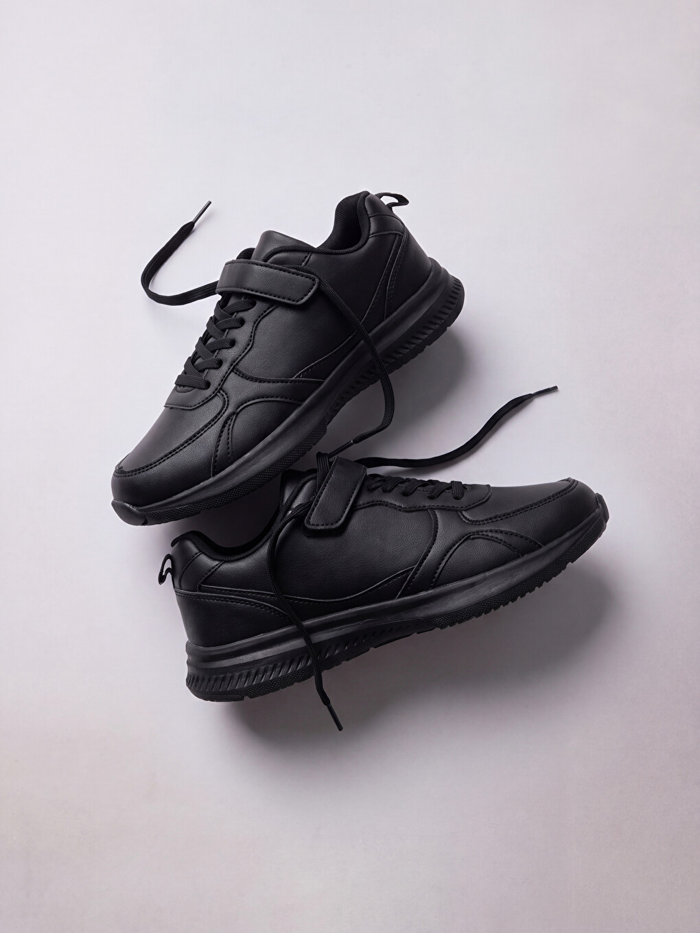 Laced And Hook-and-loop Boys' Sneakers