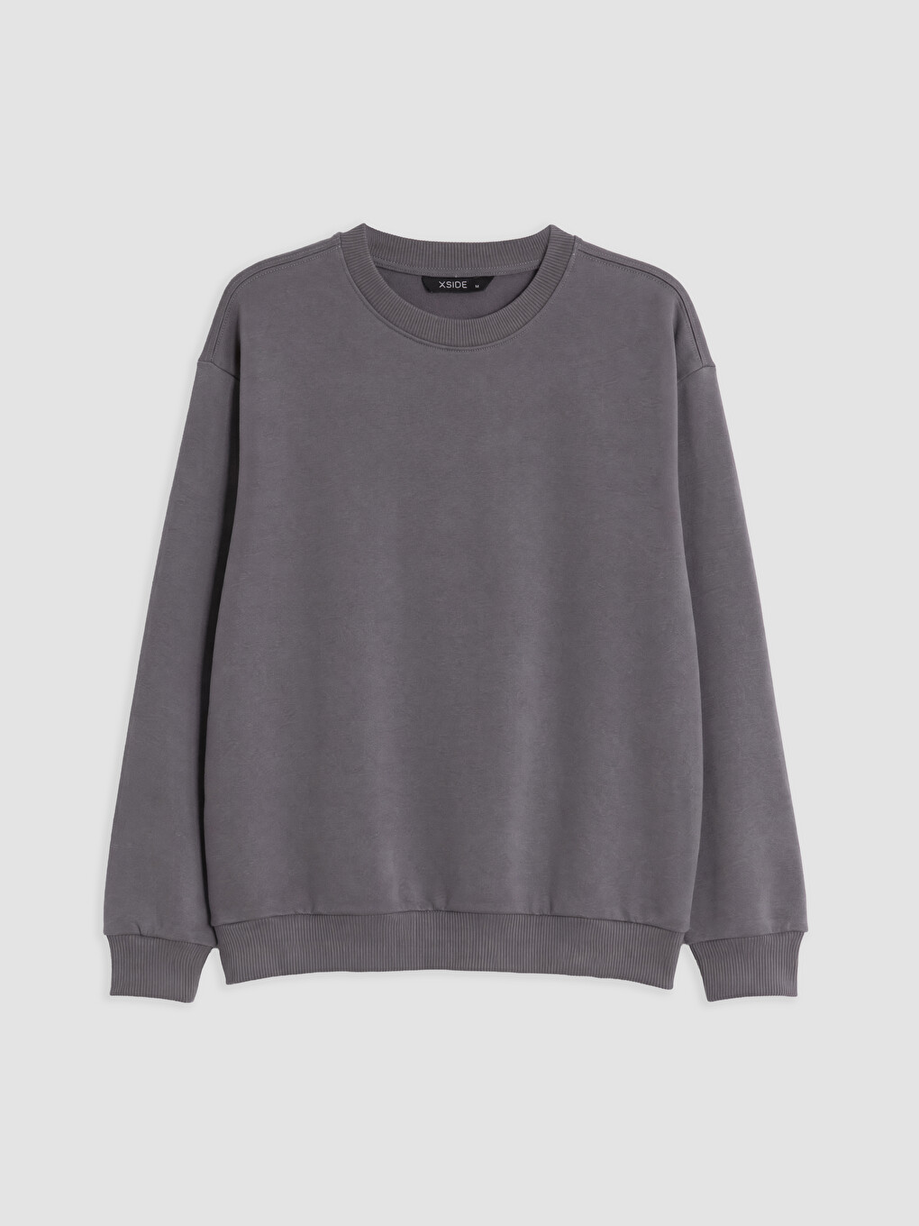 Crew Neck Men's Thick Sweatshirt-4