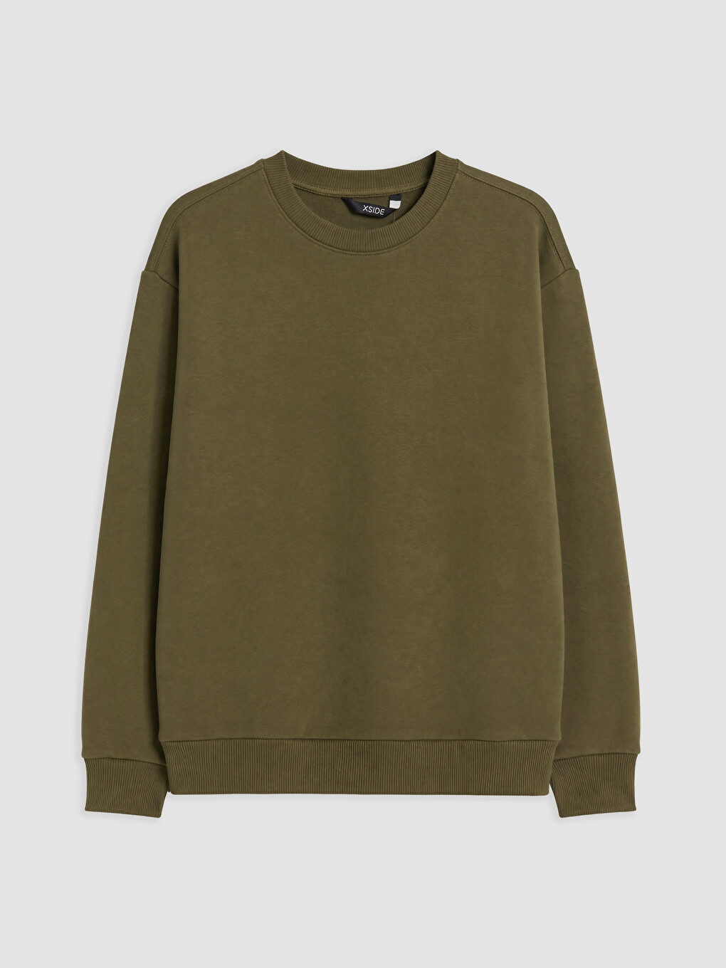 Crew Neck Men's Thick Sweatshirt-4