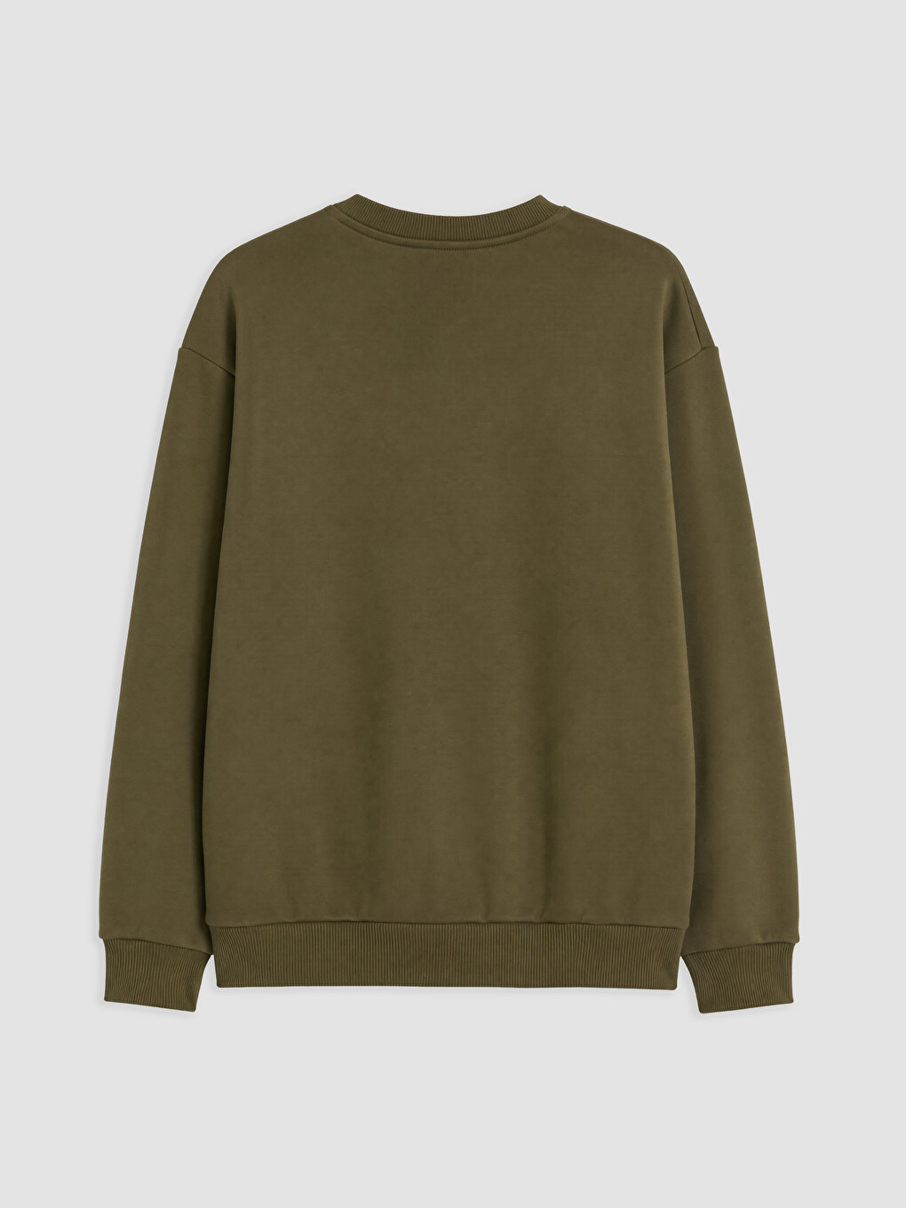 Crew Neck Men's Thick Sweatshirt-5