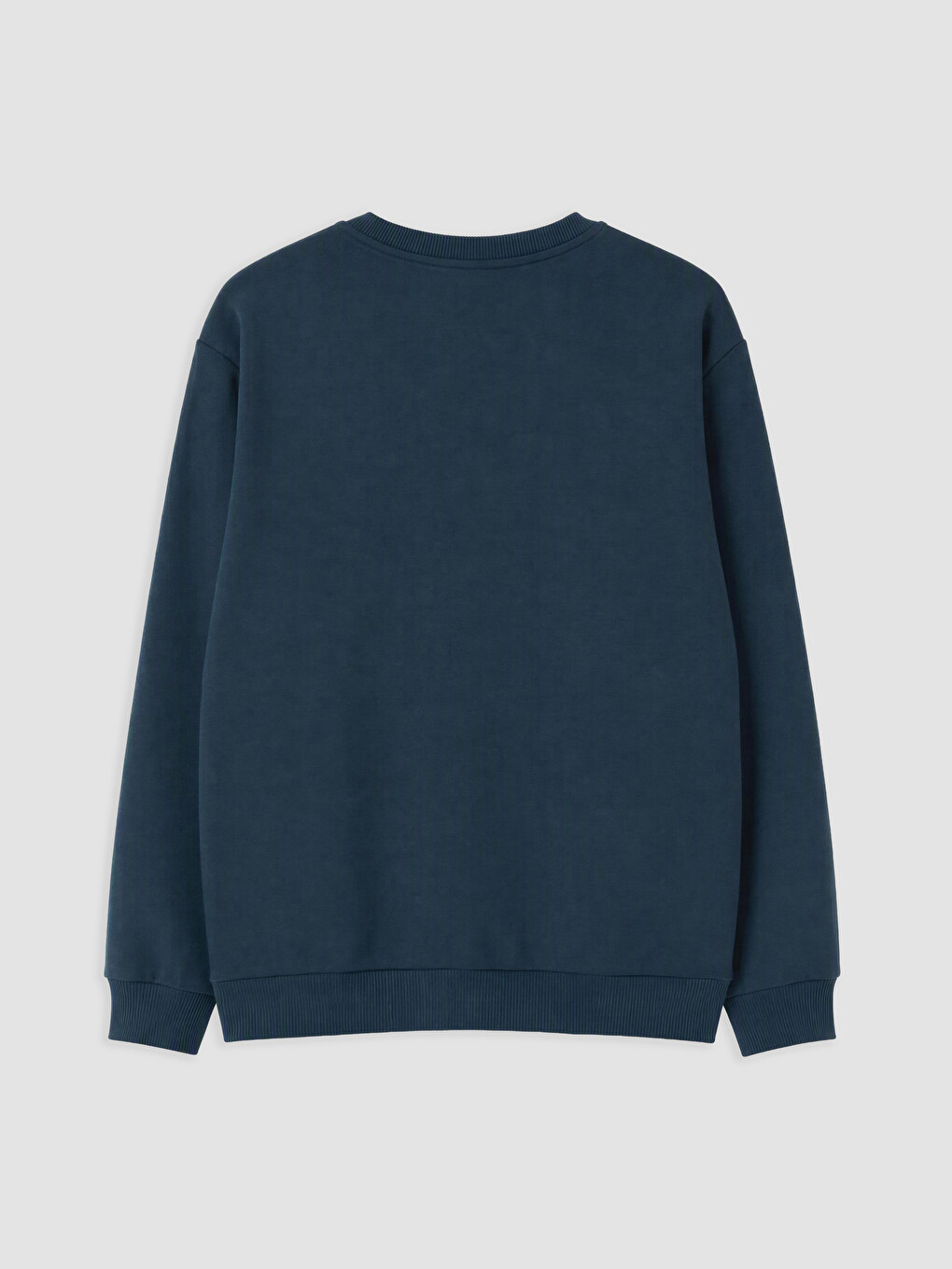 Crew Neck Men's Thick Sweatshirt-1