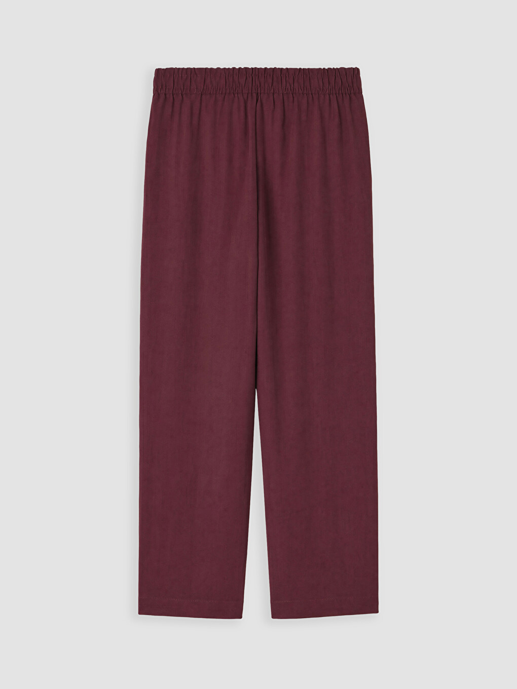 Pembe Beli Lastikli Modal Karışımlı Kadın Pantolon-2