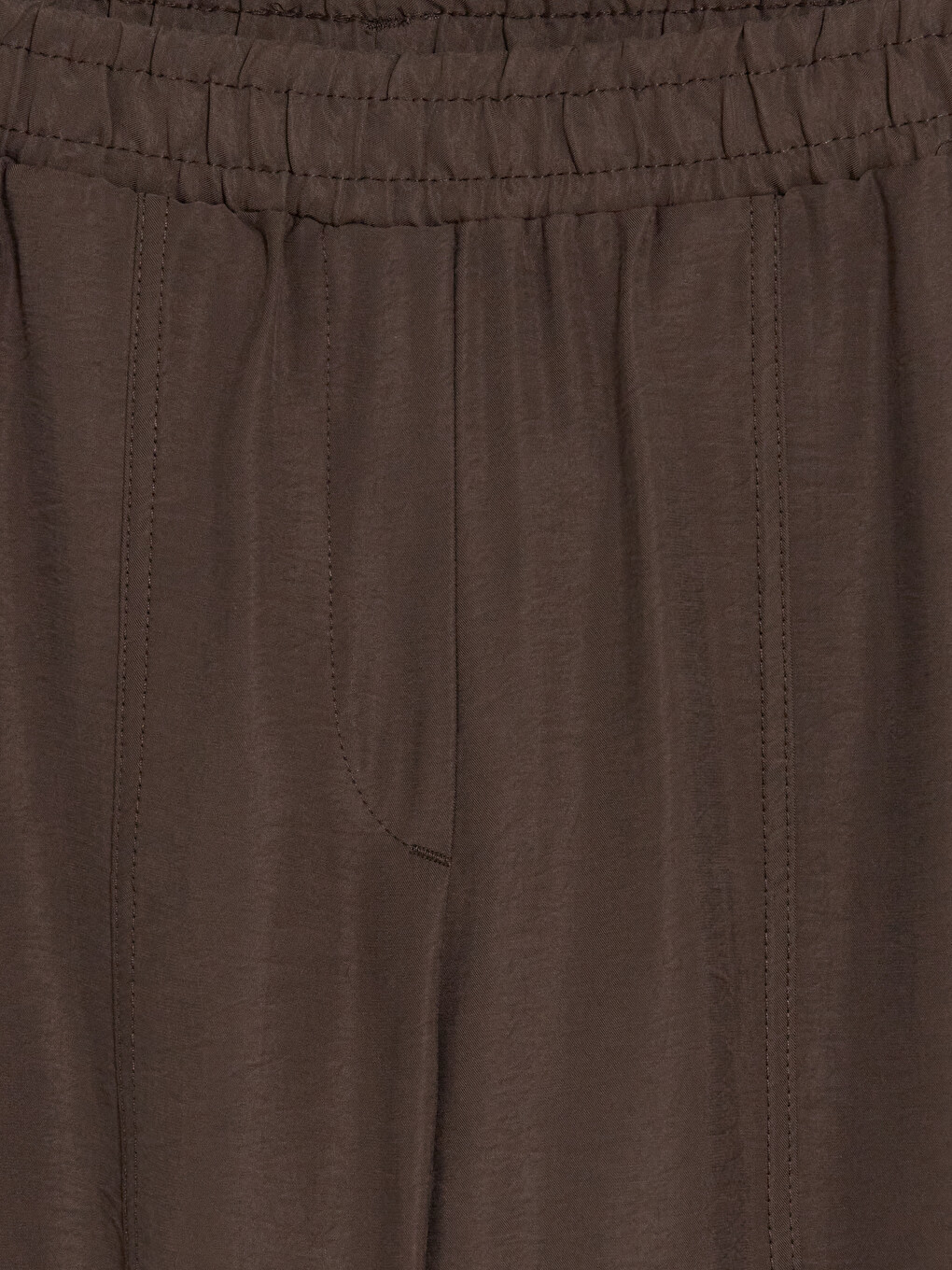Elastic Waist Modal Blend Women's Trousers-2