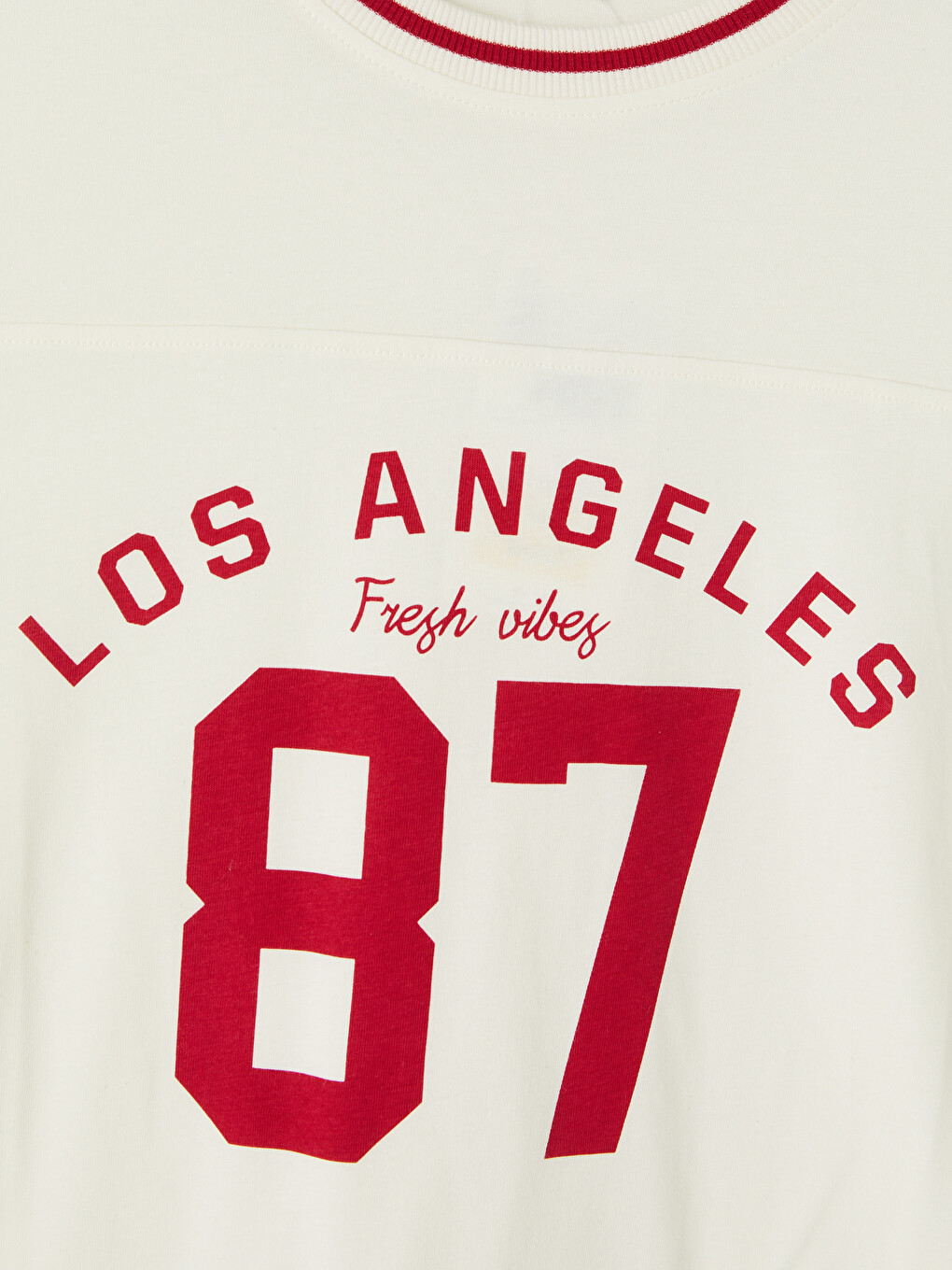 Crew Neck Los Angeles Printed Girls' T-shirt-1