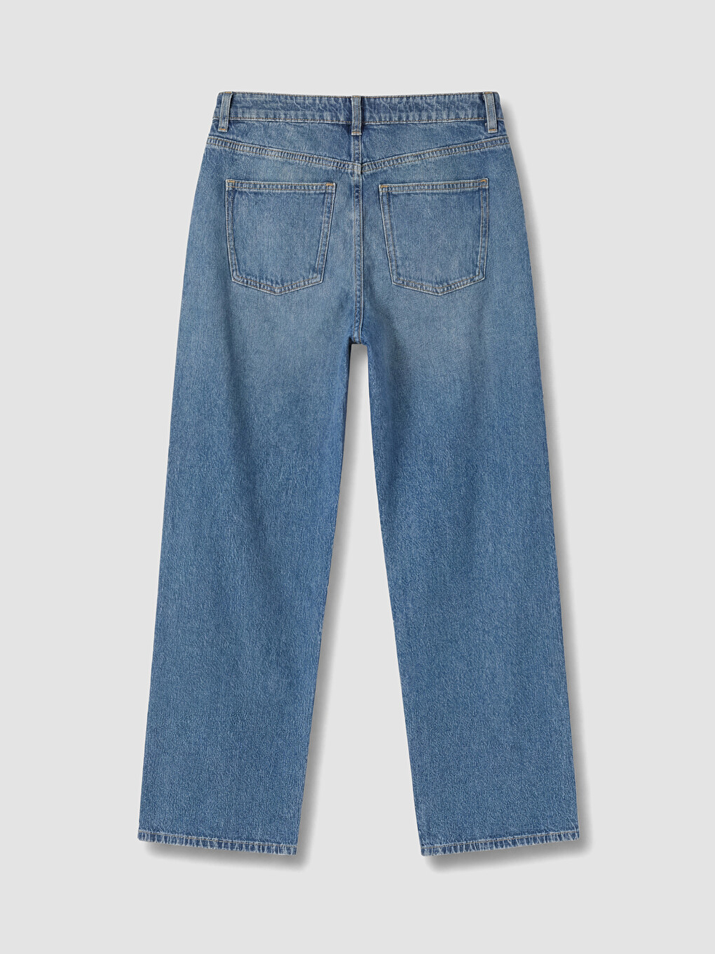 Straight Fit Kadın Jean Pantolon-6