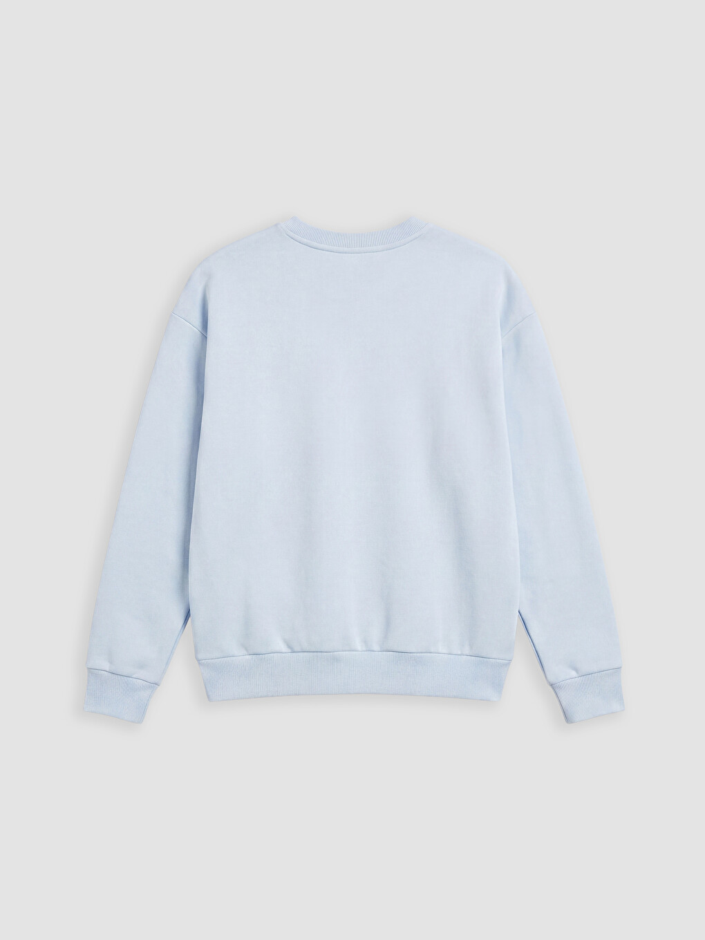 Mavi Mickey Mouse Baskılı Kız Çocuk Sweatshirt-2
