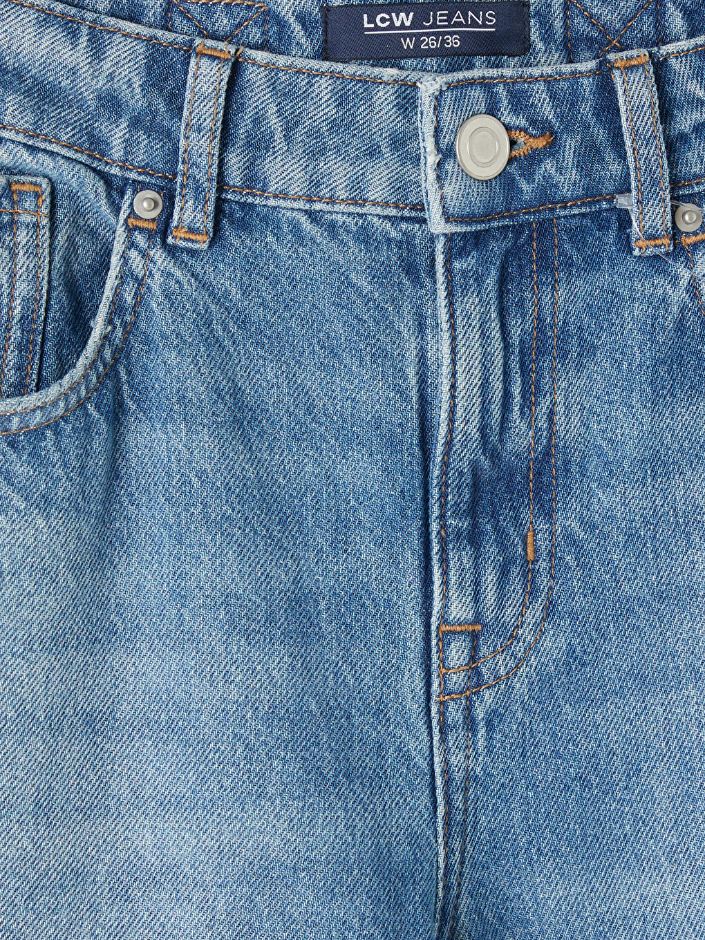 Straight Fit Women's Jeans-5