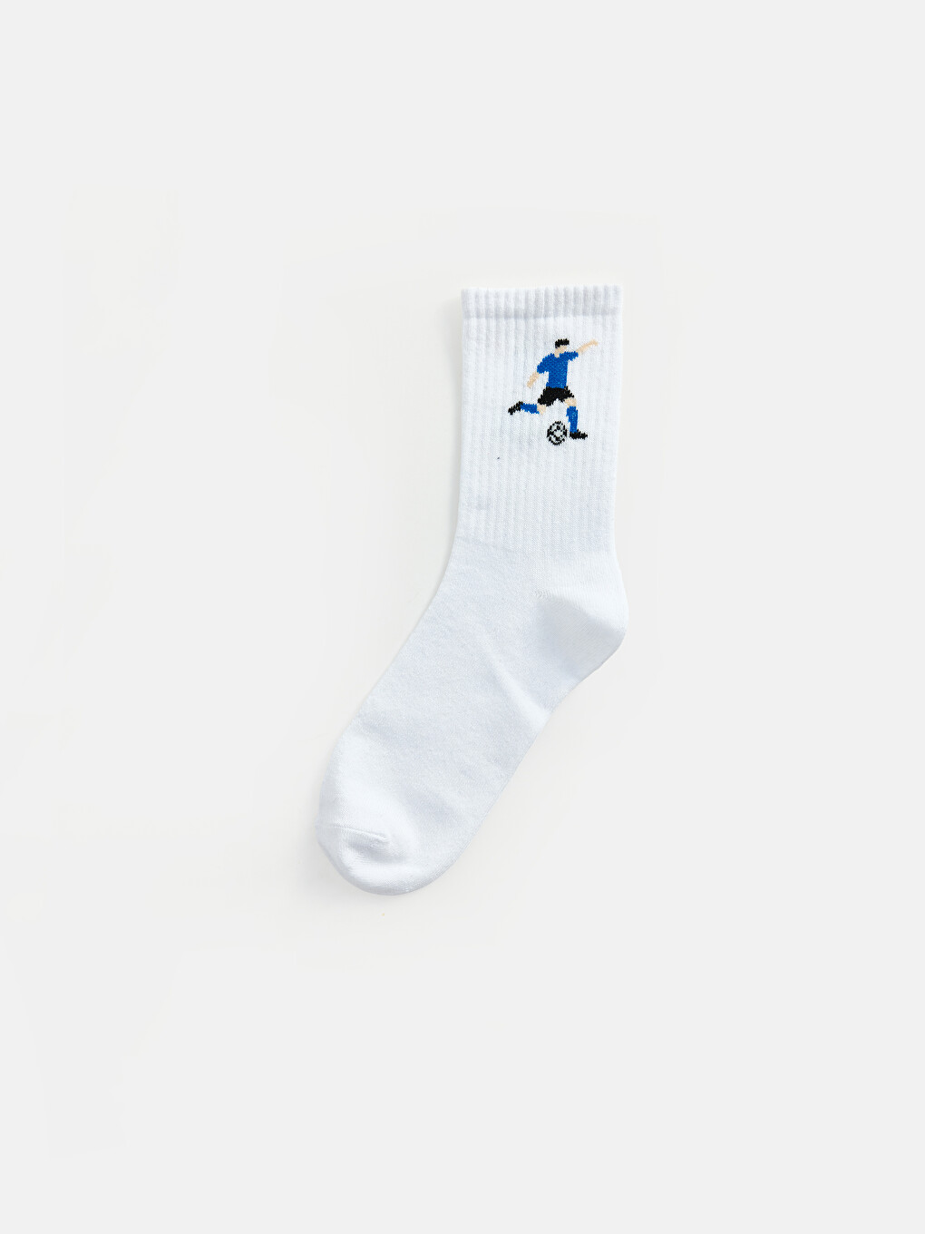 Boy White Ankle Socks-1
