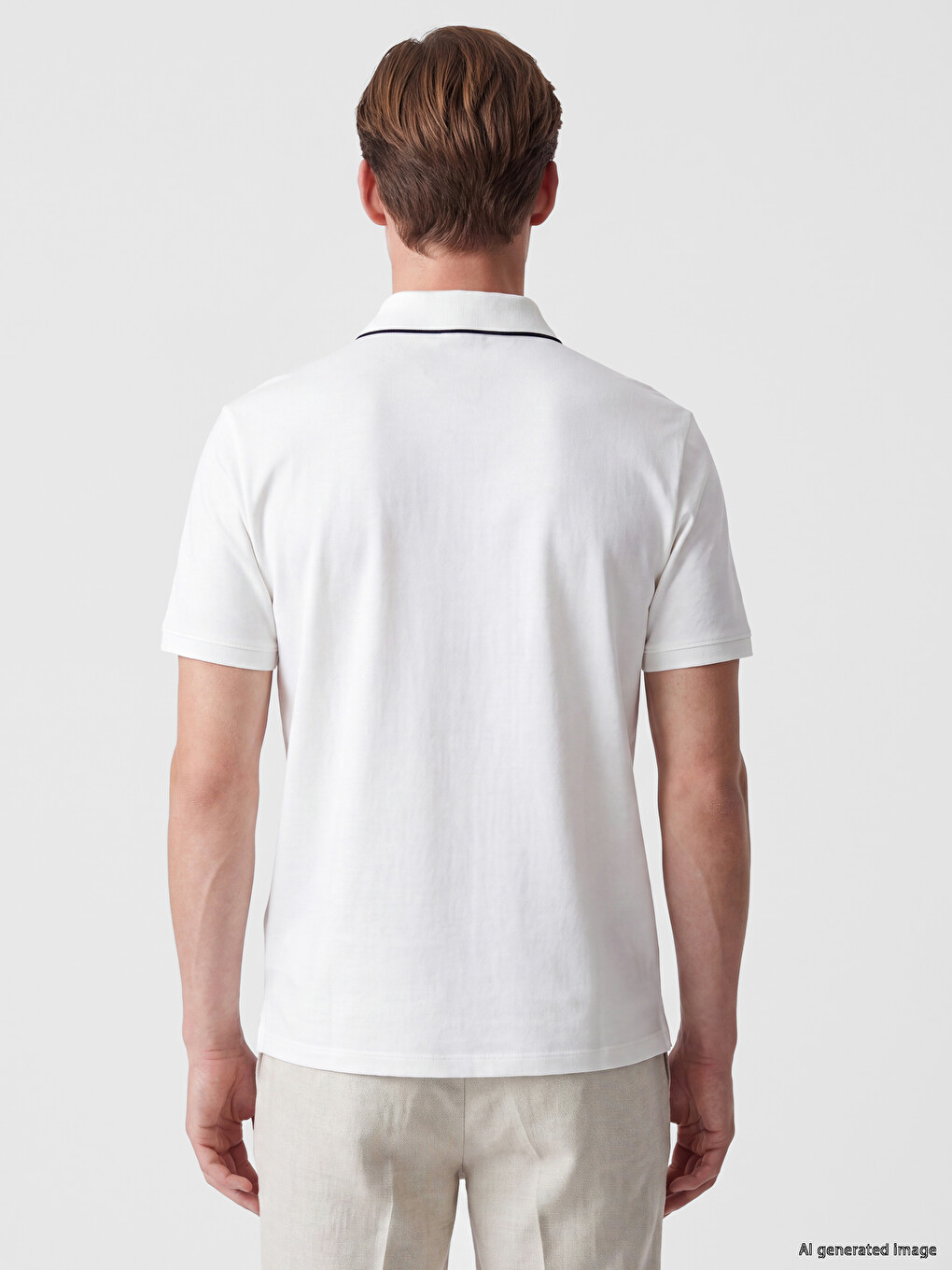 Regular Fit Polo Kragna Majica S Kratkim Rukavima Za Muškarce-3