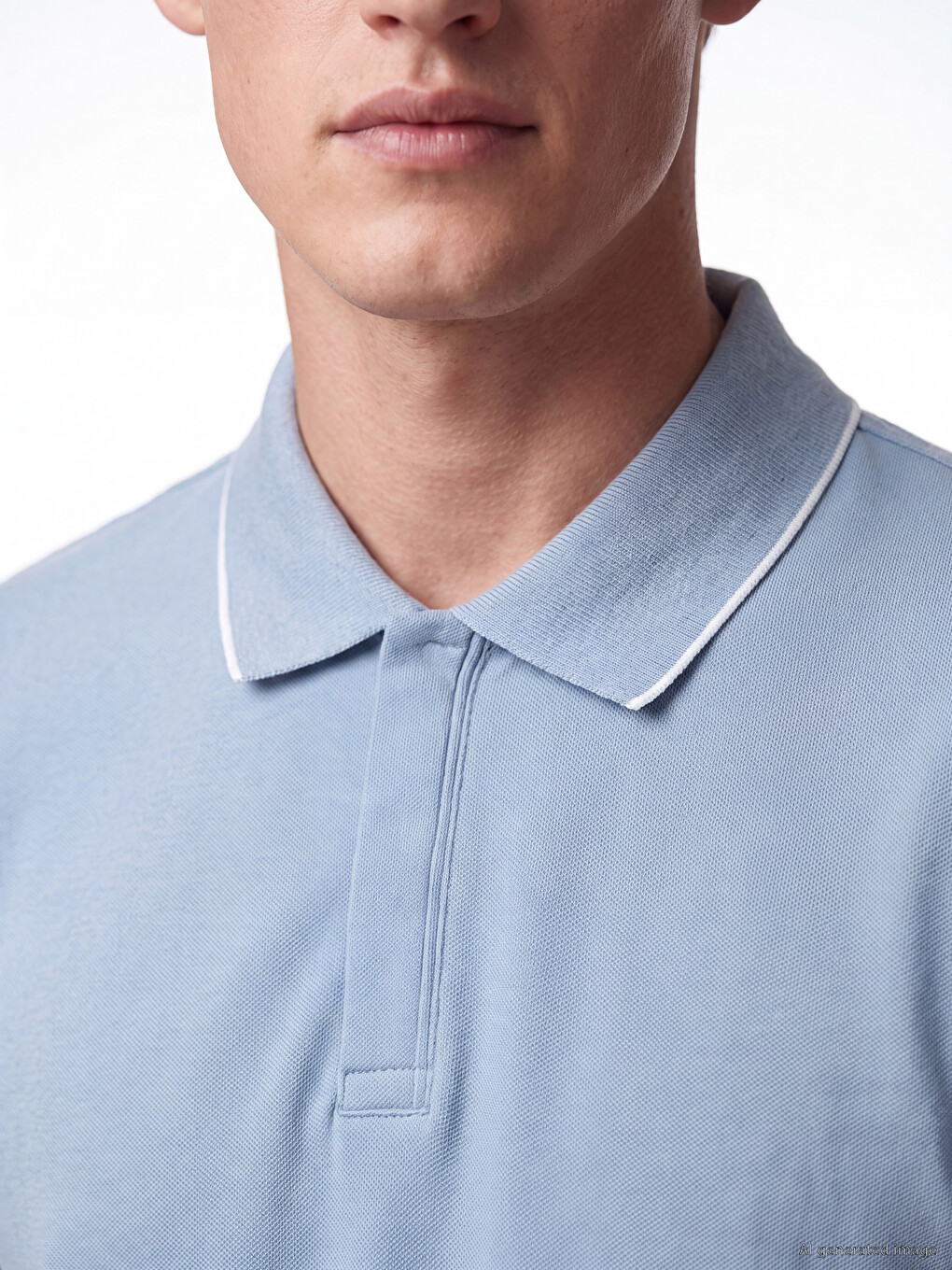 Regular Fit Polo Kragna Piqué Majica Za Muškarce-2